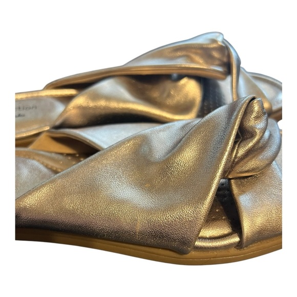 🟠Clarks Collection Metallic Slip-On Sandals – Size 8/8.5 - Picture 6 of 8